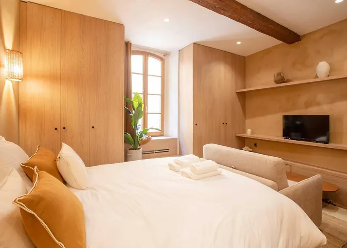 דירה Charming With A-c - 2p - Center St Tropez סן טרופז